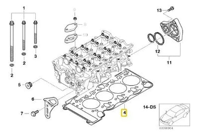 Junta De Cabeza De Motor Bmw 120i 2005-2012