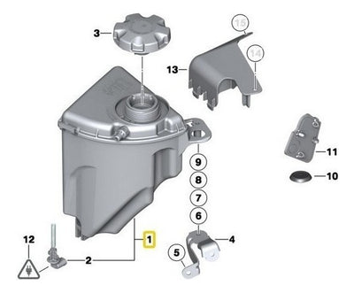 Deposito Recuperador Anticongelante Bmw 535i 740i