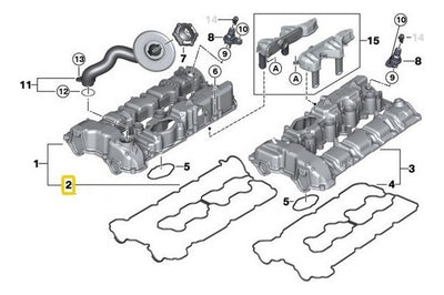 Junta De Tapa De Punterias Bmw X5 X6 550i 750i
