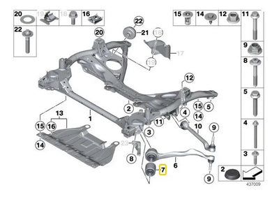 Buje Brazo Curvo Delantero Bmw 320 328 330 335 340 118 220