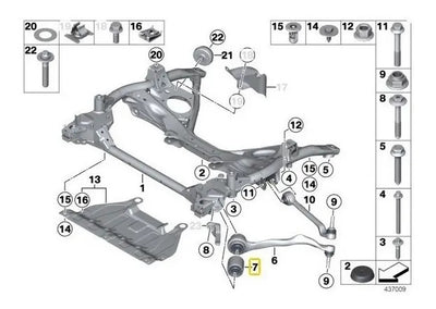 Buje Brazo Curvo Delantero Bmw 320 220 235 125 430 420 440