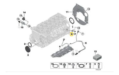 Sensor Cigüeñal Bmw M5 M6 740i X3 X5 X6 Z4