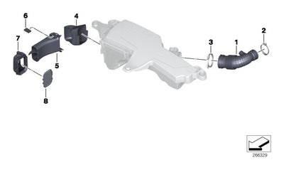 Manguera De Entrada De Aire Motor Bmw 118i 2013 Al 2015 F