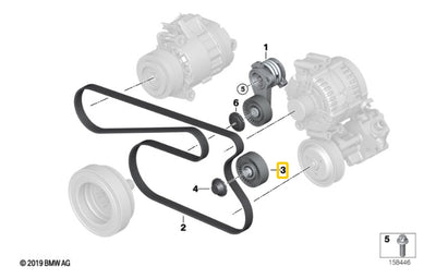 Polea De Reenvio Bmw 130i 530i 330i 525i X3 X5 325i 125i