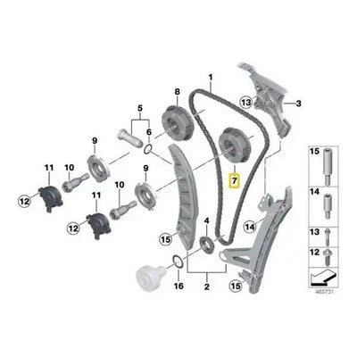 Engrane Arbol Levas Admisio Bmw 125 325 X5 X1 X3 X4 Z4 220