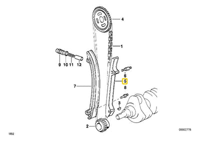 Guia De Cadena Distribucion Bmw 325i 328i 530i X3 X5 Z3 Z4