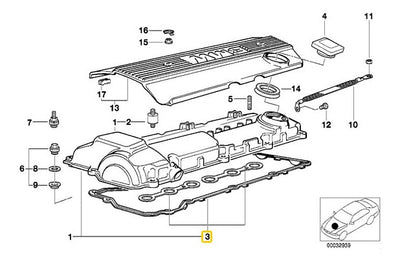 Junta De Tapa De Punterias Bmw 325i 328i 320i 323i