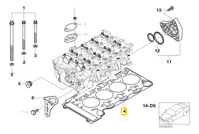 Junta De Cabeza De Motor Bmw 120i 2008 2009 2010 2011 2012