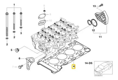 Junta De Cabeza De Motor Bmw 120i 2008 - 2012