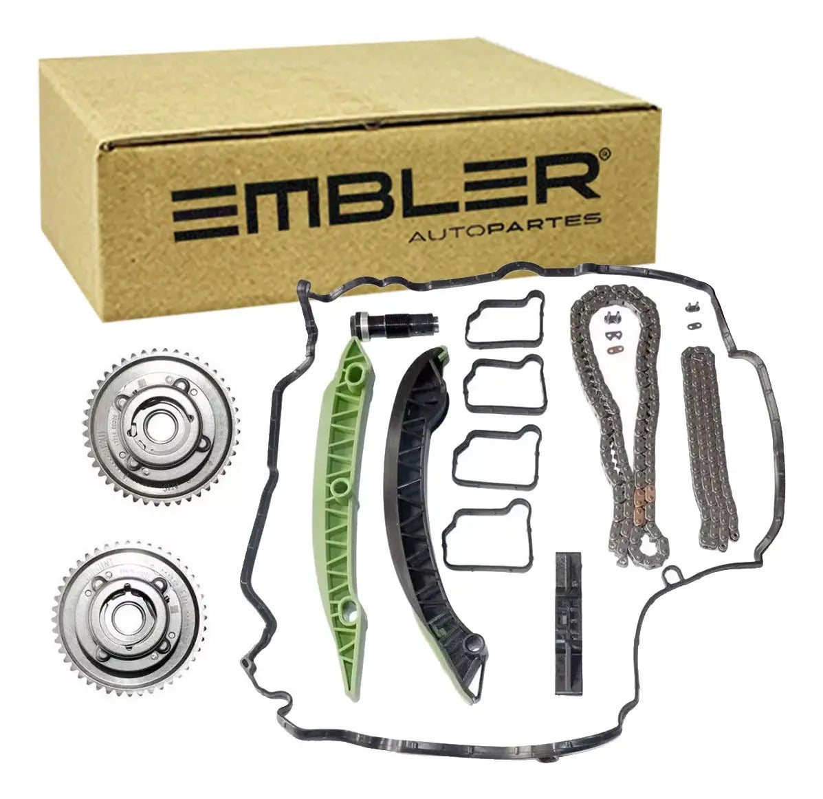 kit completo de cadena de tiempo marca Embler