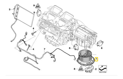 Ventilador Aire Acondicionado Bmw 120i 325i X1 X3 Z4 125i