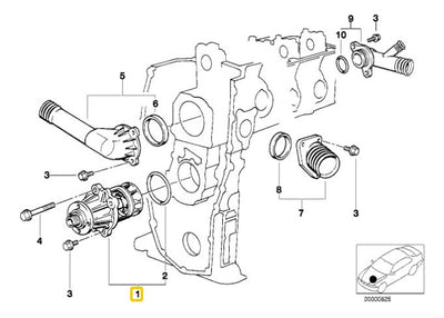 Bomba De Agua Mecanica Bmw 318i Z3 1992 Al 2000