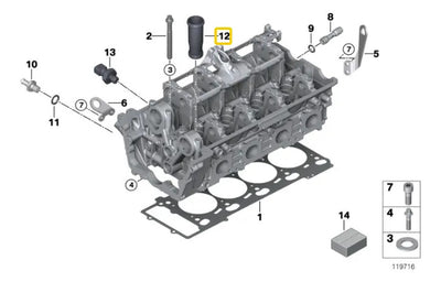 Tubo Para Bujia Bmw X5 550i 745i 645i 545i 740i 650i 750i