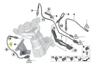 Sensor Oxigeno Delantero Bmw 118 325 X1 M1 120 125 135 330
