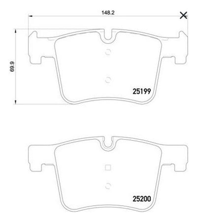 Balatas Frenos Delanteros Bmw 118 325 220 428 120 328 125 .