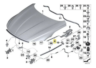 Par Amortiguadorrs De Cofre Bmw Z4 2012 Al 2016