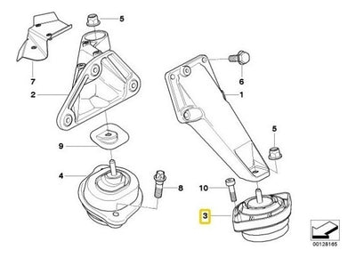 Soporte De Motor Bmw X3 2004 2005 2006