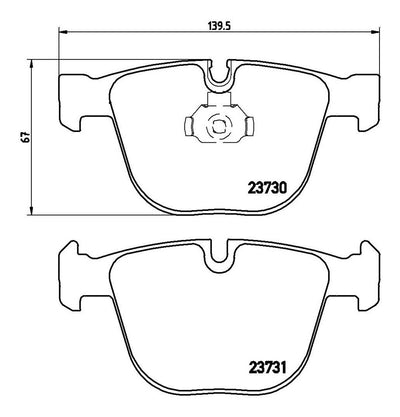 Balatas Frenos Traseros Bmw X5 X6 525 745 645 550 650 530 .