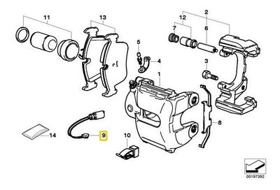 Sensor De Balatas De Frenos Bmw 325i Z3 328 320i 323i 318 .