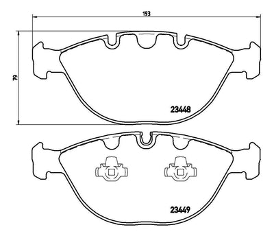Balatas De Frenos Delanteros Bmw X5 2001 Al 2006