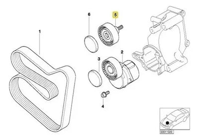 Polea De Reenvio Bmw 318i Z3 1992 Al 2000