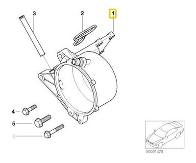 Housing Alternador Bmw 745i 740i 750 745li 750li 2002-2009