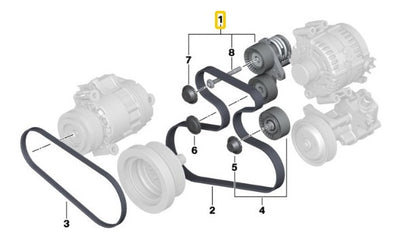 Tensor De Polea Bmw X5 2007 2008 2009 2010