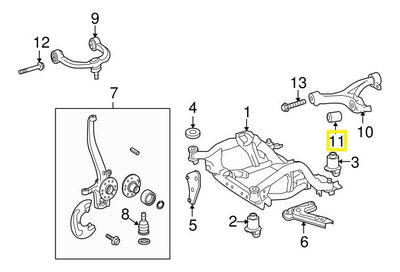 Buje Brazo Delantero Mercedes Gl450 Ml500 R500 Ml350 R350