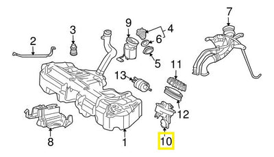 Sensor Nivel Combustible Mercedes C280 C350 C55 2006-2007