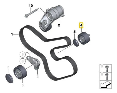 Polea De Reenvio Bmw 135i 235i 335i 35i 535i X5 X6