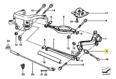 Buje Suspensión Trasera Bmw Serie 3 (e46 E36) X3
