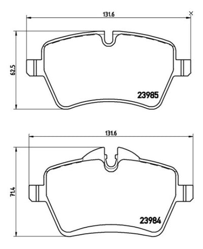 Balatas Frenos Delanteros Mini Cooper Clubman R56 R57 R60