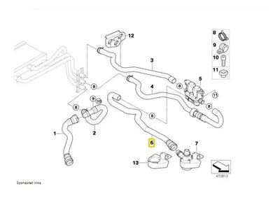 Manguera De Radiador Bmw 525i 645i 550i 530i 650i 545i