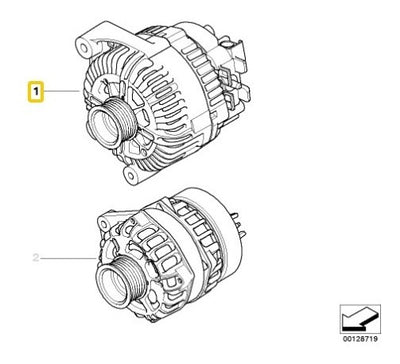 Alternador Motor Bmw X5 550i 745i 645i 650i 545i 740i 750i