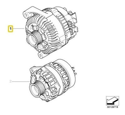 Alternador Motor Bmw 750i 740i 545i 650i 645i 745i 550i X5