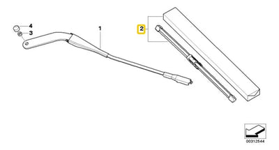 Limpiaparabrisas Delantero Bmw 118i 120i 125i 135i 130i M1