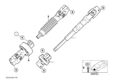Acoplador De Direccion Bmw M3 323i 330i 320i 328i 325i