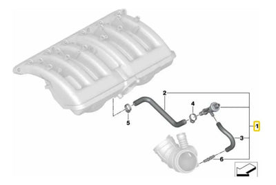 Valvula De Vacio Del Booster Bmw 323i Z3 525i 330i 530i