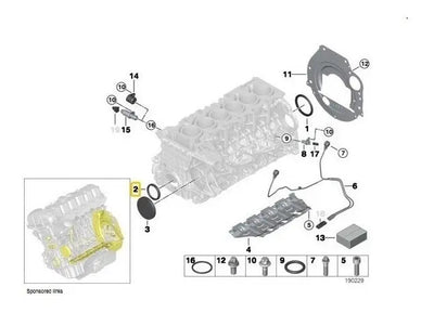Reten Cigueñal Delantero Bmw 325i 2006 Al 2012
