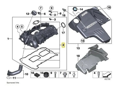 Junta Tapa De Punterias Bmw 325ci 328i 420i