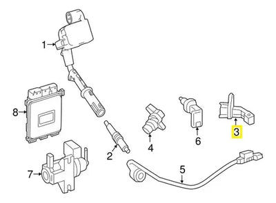 Sensor Posicion Cigueñal Mercedes C250 E250 Slk350 Cls63