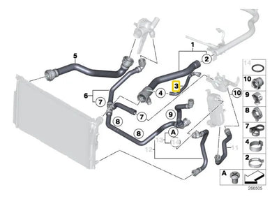 Manguera Tanque Anticongelante Bmw 118i 125i N13 N20