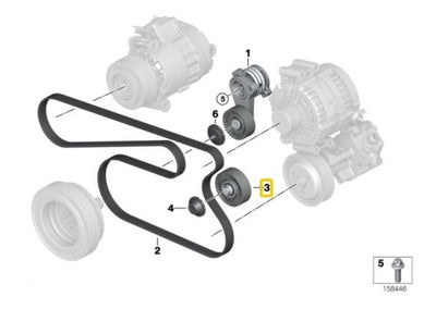Polea Inferior De Reenvio Bmw 530i 528i X3