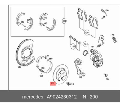Disco De Frenos Trasero Mercedes Benz G500 G55 Sprinter