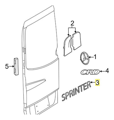 Emblema Insignia Mercedes Benz Sprinter