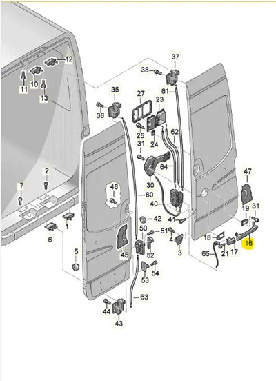 Manija Exterior Mercedes Benz Sprinter Vw Crafter 10 Al 16