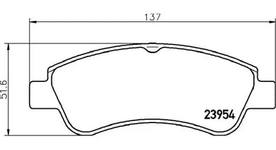 Balatas Delanteras Trw Gdb1463 Para Peugeot 206 01-09